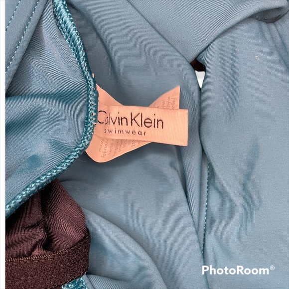 Calvin Klein Halter Swimsuit - Picture 6 of 14